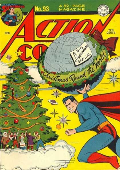 Action Comics 93 - Superman - Christmas - Superman Special - Christmas Round The World - Superman Christmas