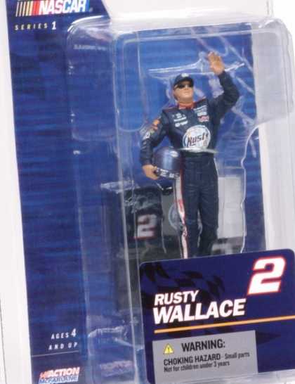 Action Figure Boxes - Nascar: Rusty Wallace