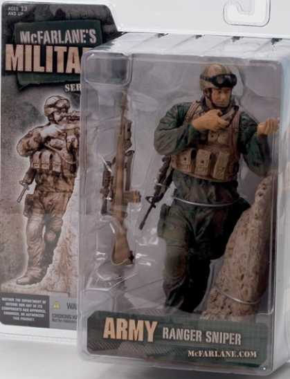 Action Figure Boxes - Army Ranger Sniper