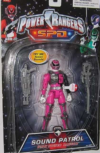 Action Figure Boxes - Power Rangers: Sound Patrol