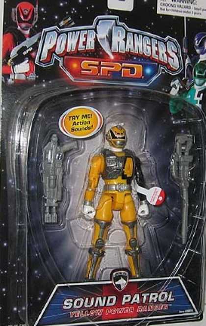 Action Figure Boxes - Power Rangers Sound Patrol