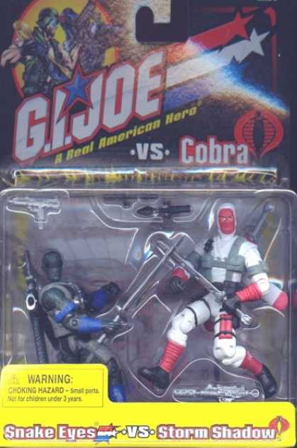 Action Figure Boxes - G.I. Joe: Snake Eyes vs Storm Shadow