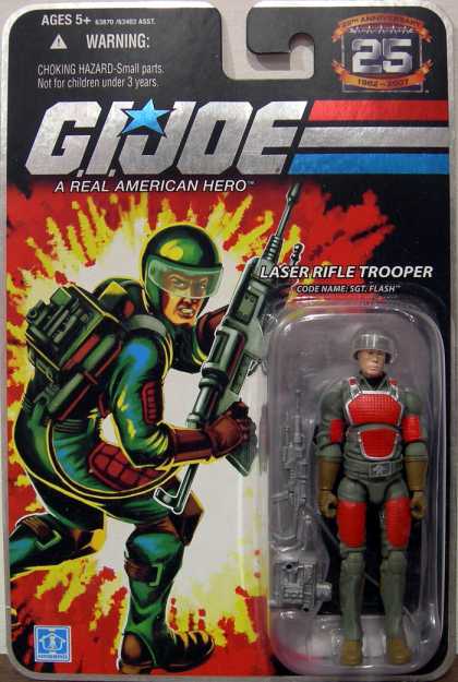 Action Figure Boxes - G.I. Joe: Laser Rifle Trooper Sgt. Flash