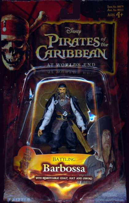 Action Figure Boxes - Pirates of the Caribbean: Barbarossa