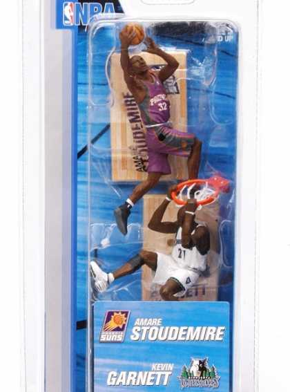 Action Figure Boxes - NBA: Amara Stoudemire and Kevin Garnett