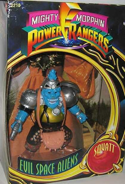 Action Figure Boxes - Power Rangers: Evil Space Alien Squatt