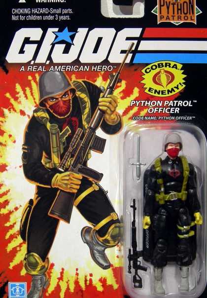 Action Figure Boxes - G.I. Joe: Python Patrol Officer