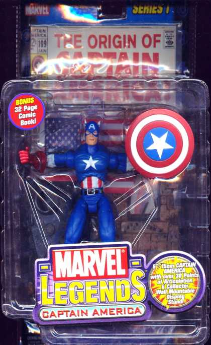 Action Figure Boxes - Marvel Legends: Captain America