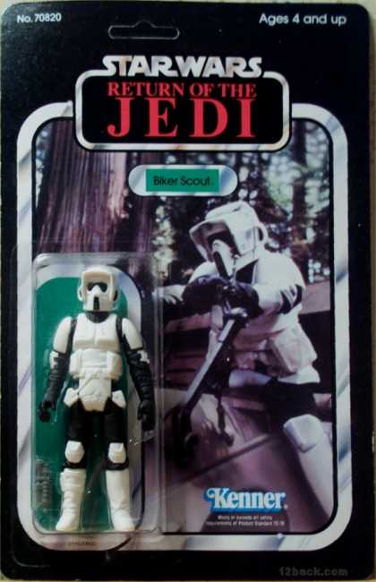 Action Figure Boxes - Star Wars: Biker Scout