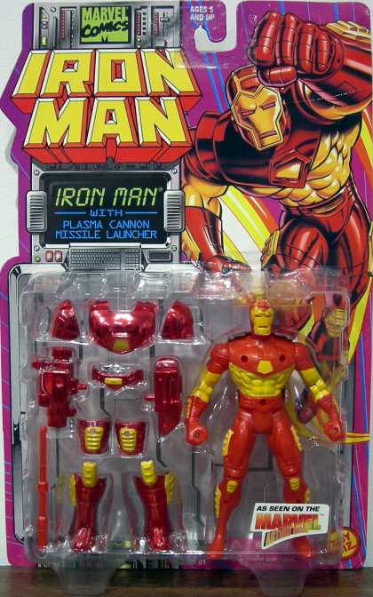 Action Figure Boxes - Iron Man with Plasma Cannon Missile Launcher