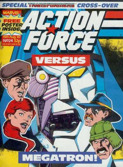 Action Force 24 - Marvel - Versus - Transformers - Megatron - Redhead