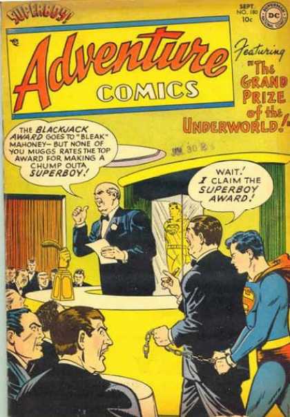 Adventure Comics 180 - Superboy - Ceremony - Blackjack - Award