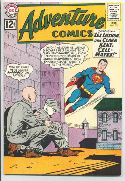 Adventure Comics 301 - Jail - Lex Luthor - Clark Kent - Superboy - Prison - Curt Swan, Sheldon Moldoff