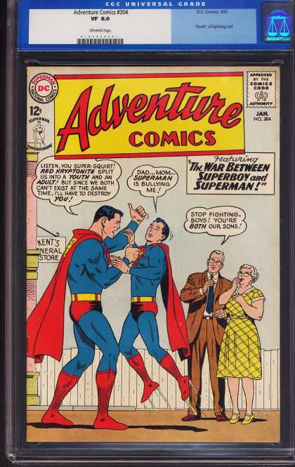 Adventure Comics 304 - Superman - Superboy - Kents - Curt Swan