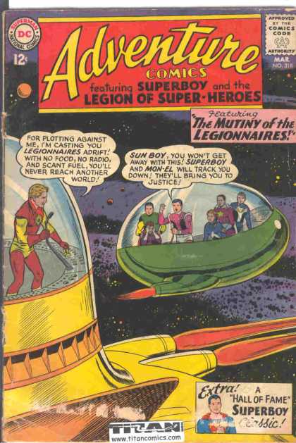 Adventure Comics 318 - Sun Boy - Space - Spaceship - Lightning Lad - Curt Swan