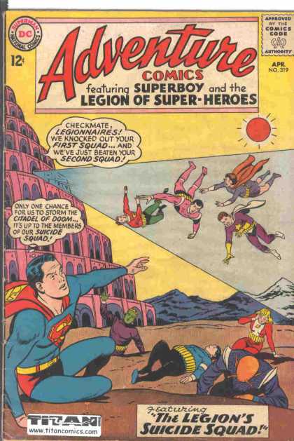 Adventure Comics 319 - Superboy - Mountains - Ray - Green Man - Fyling - Curt Swan, Sheldon Moldoff