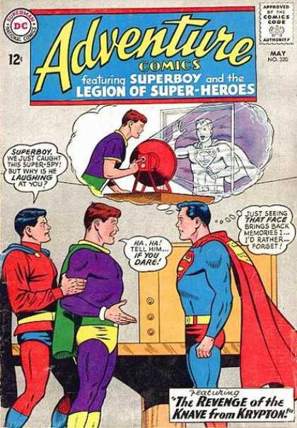 Adventure Comics 320 - Superboy - Knave From Krypton - Krypton - Speech Bubble - Comics Code Authority - Curt Swan
