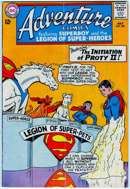 Adventure Comics 322 - Superboy - Horse - Streaky - Curt Swan