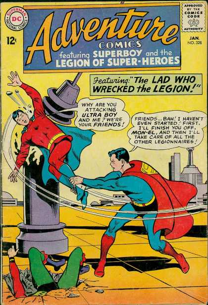 Adventure Comics 328 - Ultra Boy - Superman - Lad - Legion - Superboy - Curt Swan