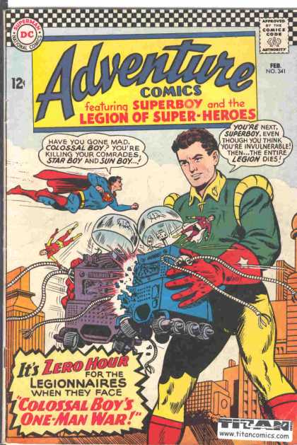 Adventure Comics 341 - Zero Hour - Superboy - Giant - Superman - Colossal Boy - Curt Swan, Sheldon Moldoff