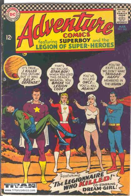 Adventure Comics 342 - Superboy - Killed - Star Boy - Dead - Curt Swan