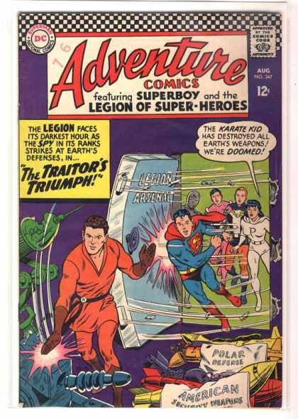 Adventure Comics 347 - Karate Kid - Superman - Superboy - Traitor - Curt Swan