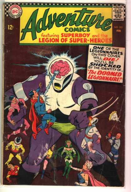 Adventure Comics 353 - Superman - Brain - Curt Swan