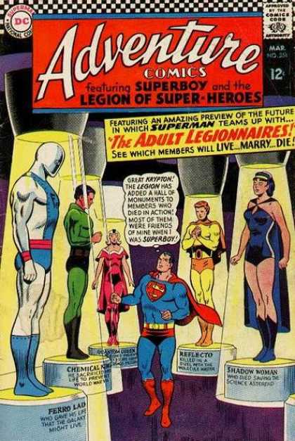 Adventure Comics 354 - Superboy - Superman - Reflecto - Ferro Lad - Superhero - Curt Swan