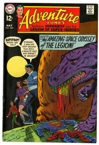 Superboy - Bouncing Boy - Ultra Lad - Legion Of Super-heroes - 12c - Curt Swan Adventure Comics 380 - Superboy - Bouncing Boy - Ultra Lad - Legion Of Super-heroes - 12c - Curt Swan