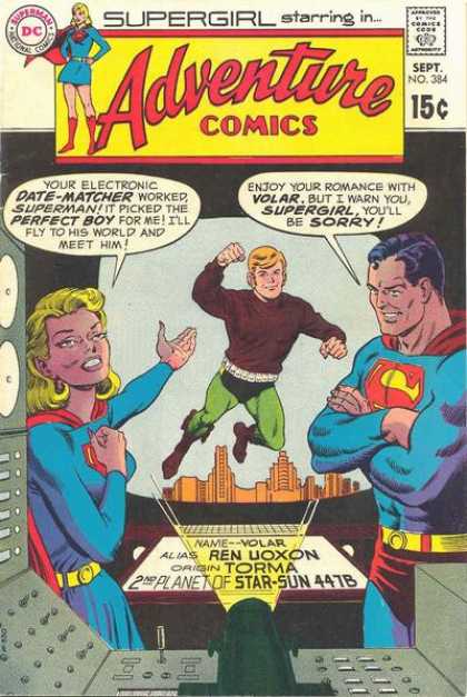 Superman - Supergirl - Volar - Curt Swan, Murphy Anderson Adventure Comics 384 - Superman - Supergirl - Volar - Curt Swan, Murphy Anderson