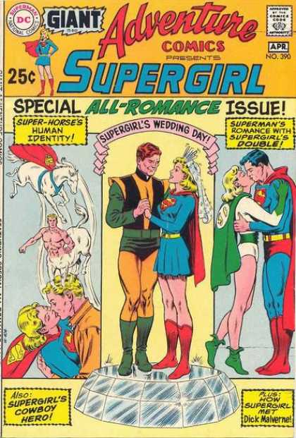 Adventure Comics 390 - Supergirl - Superman - Wedding - Horse - Super-horse - Curt Swan, Murphy Anderson