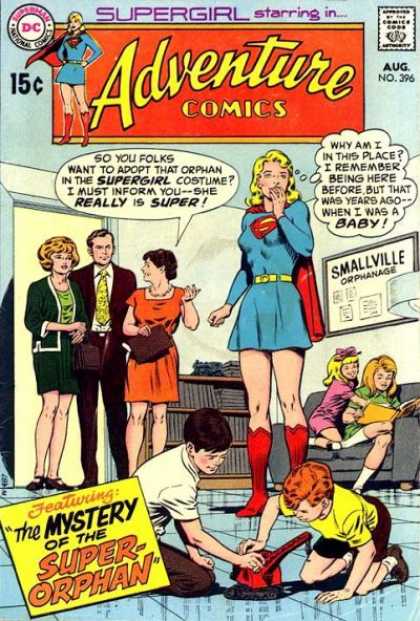 Supergirl - Orphanage - Curt Swan, Murphy Anderson Adventure Comics 396 - Supergirl - Orphanage - Curt Swan, Murphy Anderson