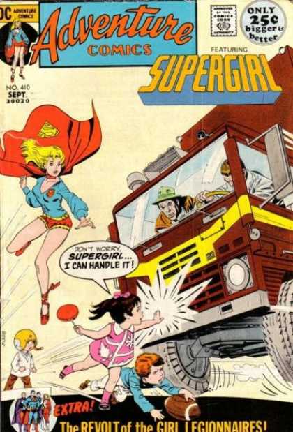 Adventure Comics 410 - Children - Football - Fire Engine - Bob Oksner