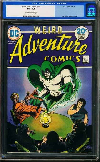 Adventure Comics 433 - Spectre - Appearance - Medium - Trance - Grab - Jim Aparo