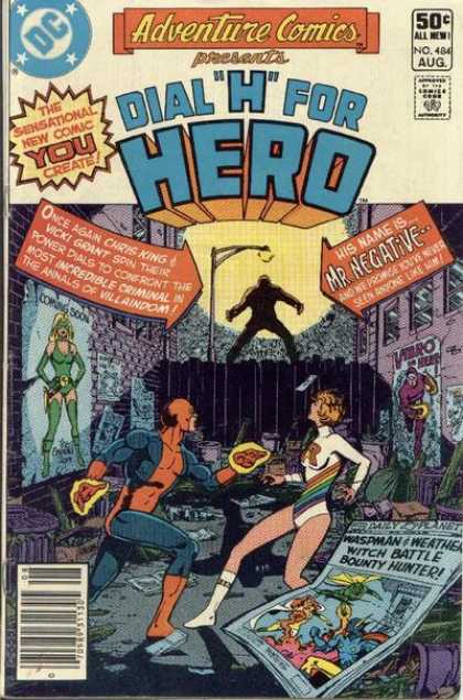 Adventure Comics 484 - Mr Negative - Waspman - Weather Witch - Bounty Hunter - George Perez