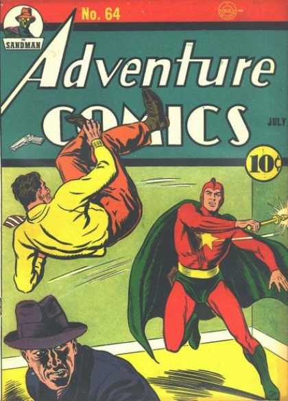 Adventure Comics 64 - Sandman - Cape - Hat - Wand