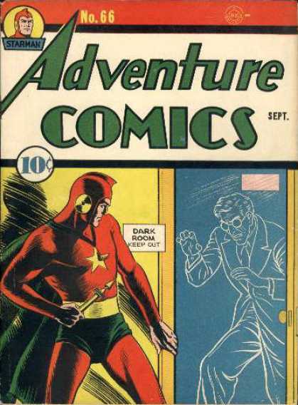 Adventure Comics 66 - Dark Room - Starman - Invisible - Star - Dark