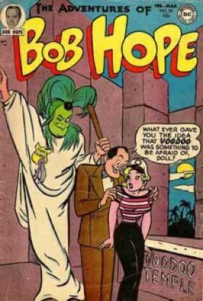 Adventures of Bob Hope 25 - Voodoo - Palm Trees - Temple - Witch Doctor - Sailor Hat