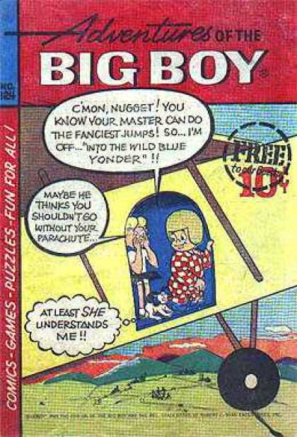 10 Cents - Airplane - Speech Bubble - Free - Thought Bubble Adventures of the Big Boy 124 - 10 Cents - Airplane - Speech Bubble - Free - Thought Bubble