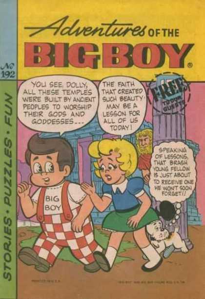 Boy - Girl - Dog - Restaurant - Free Adventures of the Big Boy 192 - Boy - Girl - Dog - Restaurant - Free