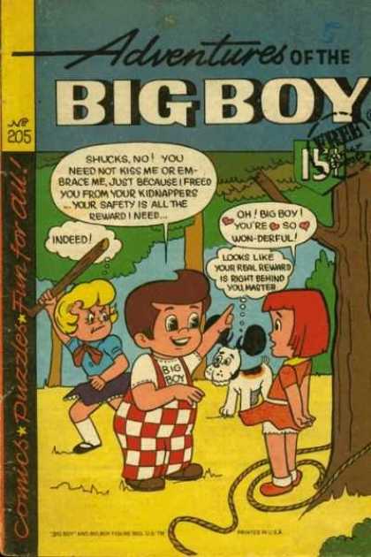 Kids - Dog - Stick - Rope - Love Adventures of the Big Boy 205 - Kids - Dog - Stick - Rope - Love