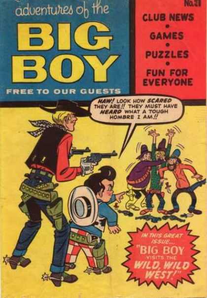 Adventures of the Big Boy 31 - Wild West - Guns - Cowboys - Cowboy Hat - Spurs