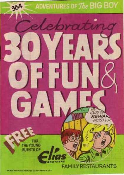 30 Years - Fun - Games - Guests - Free Adventures of the Big Boy 364 - 30 Years - Fun - Games - Guests - Free
