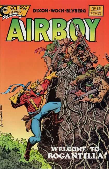 Airboy 35 - Galazy Wars - Good Vs Bad - Powerful - Never A Dull Moment - Reminds Me Of Wwe Wrestling - Timothy Truman