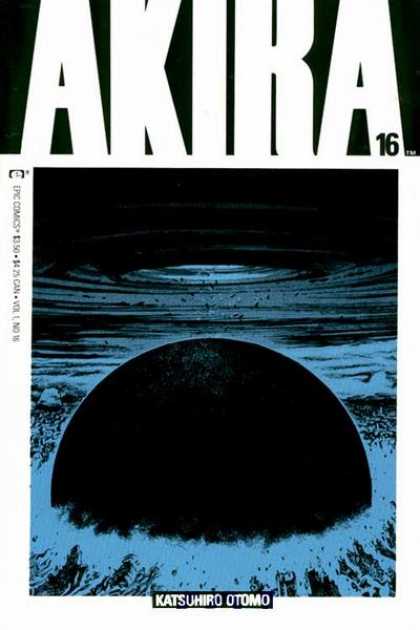 Akira 16 - Blue - Black - Sphere - Ocean - Vortex - Katsuhiro Otomo