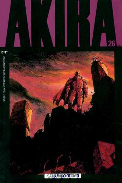 Akira 26 - Katsuhiro Otomo - Man - Mountains - Hills - Flame - Katsuhiro Otomo