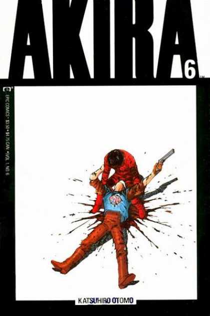 Akira 6 - No 6 - Katsuhiro Otomo - Gun - Blood Splat - Dying - Katsuhiro Otomo