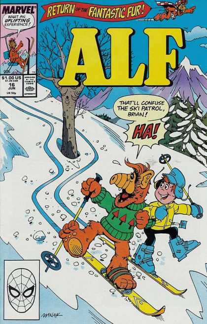 Alf 16 - Skiing - Return Of Fantastic Fur - Confuse Ski Patrol - Brian - Uplifting Experience