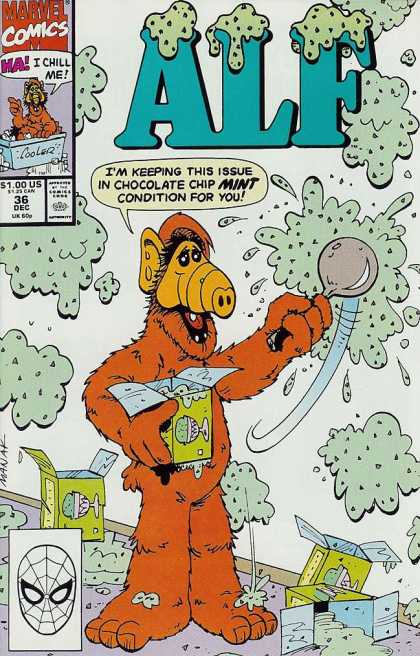 Alf 36 - Chocolate Chip Mint - 36 December - I Chill Me - Marvel Comics - Ice Cream
