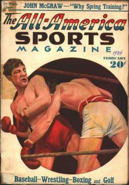 All-America Sports Magazine - 2/1934